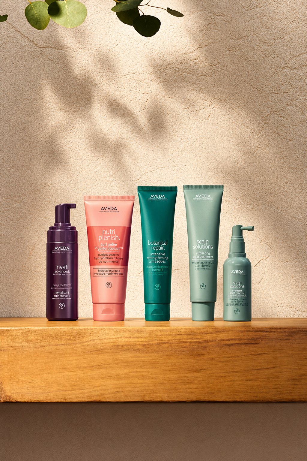 Productos Aveda del salón
